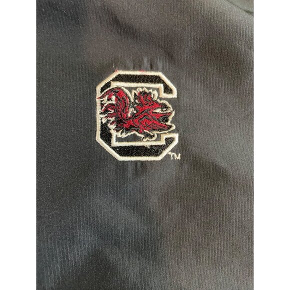 Under Armour Mens Windbreaker LG Navy SC Gamecocks Quarter-Zip Pullover Logo - Picture 8 of 11
